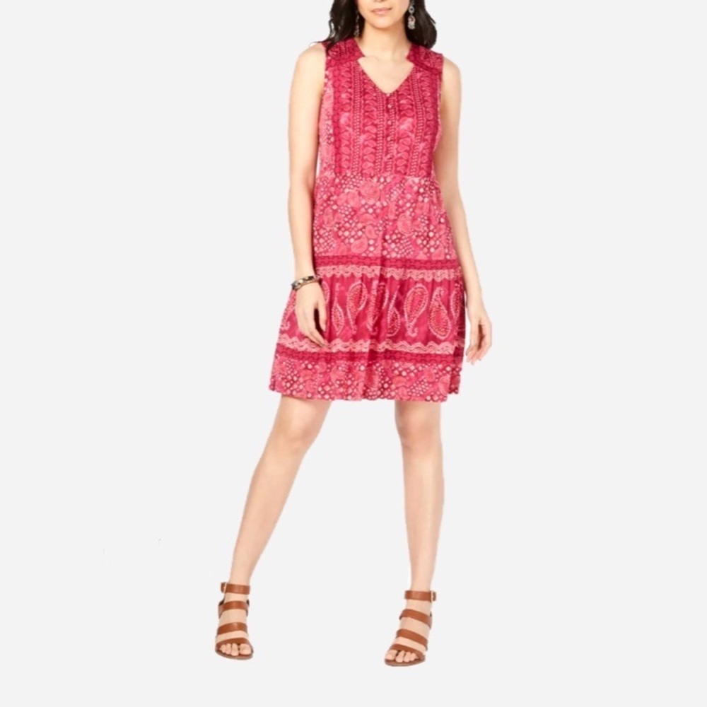 🌸New🌸 Style & Co Paisley Casual Dress Sz S NWT